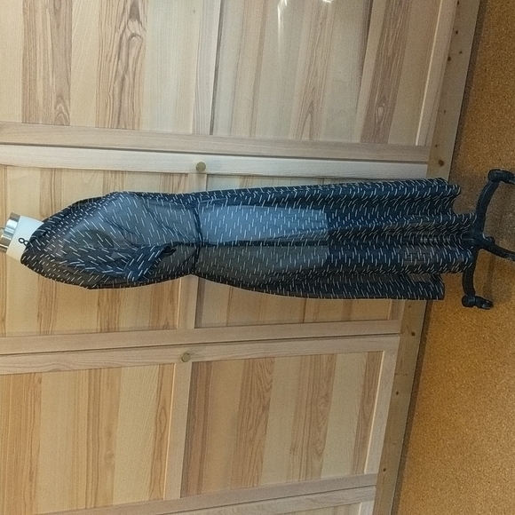 Sheer flocked nylon organza true vintage 1950s shirtwaist dress size M/L - Picture 8 of 17